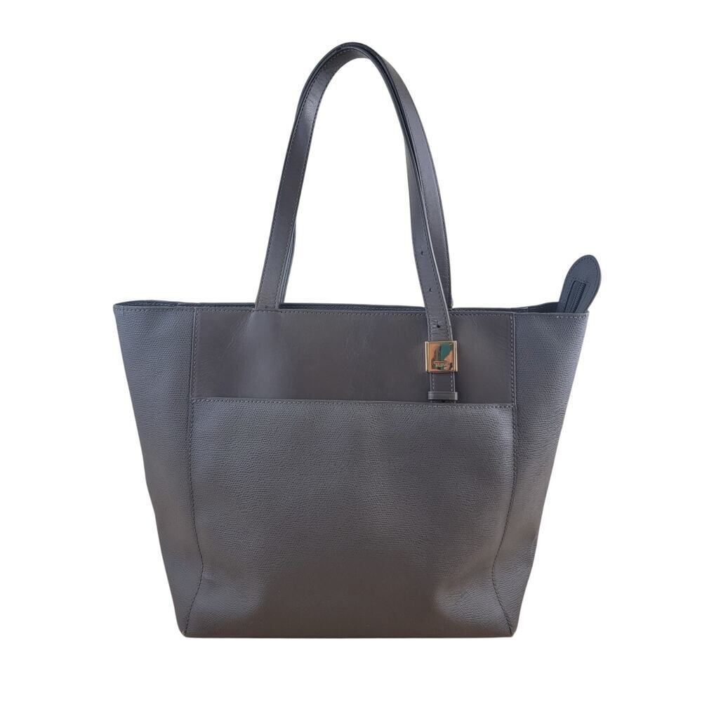Tumi Leather Travel Zip Tote Bag